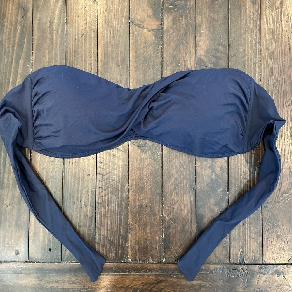 La Blanca Bandeau bikini top